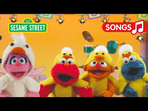 芝麻街寶寶樂隊：童謠歌曲 | 快樂和你知道、巴士上的車輪等 (Sesame Street Baby Band: Nursery Rhyme Songs | Happy & You Know It, Wheels on the Bus & MORE)