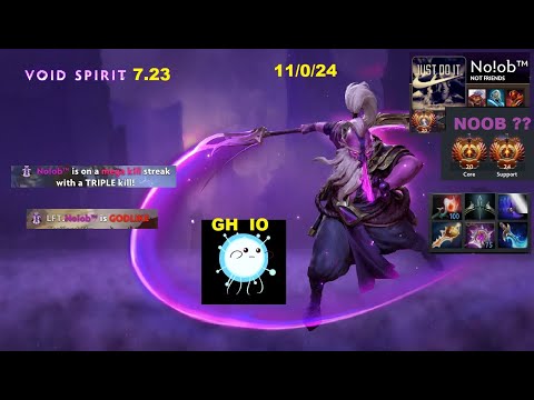 [DOTA 2] 7.23 VOID SPIRIT PRO GAME 11/0/24 WITH IO By NIGMA.GH