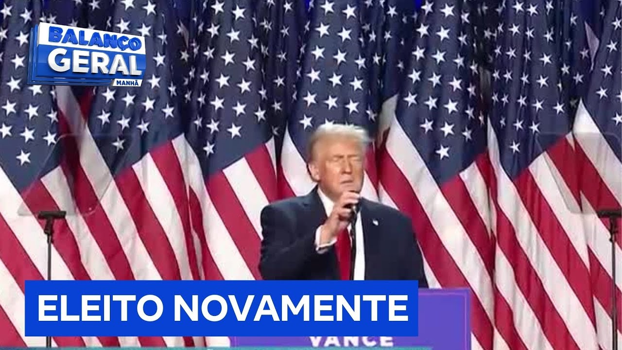 Donald Trump é eleito presidente dos EUA pela segunda vez