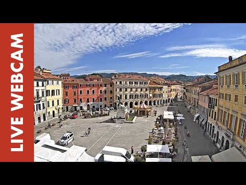 Live Webcam Sarzana (SP) Italy - Matteotti Square from the Town Council of Sarzana