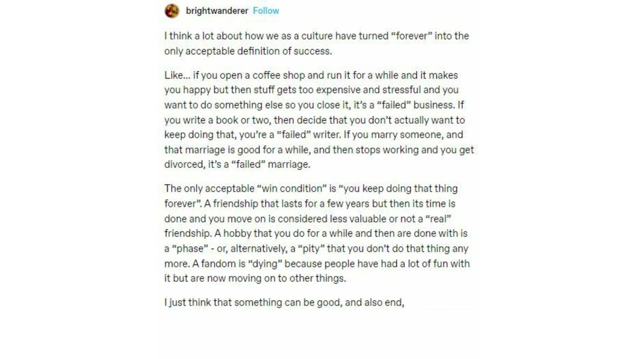 Something I Found on Tumblr: Forever