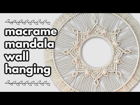 How To Make a DIY Fall Macrame Flower Wreath