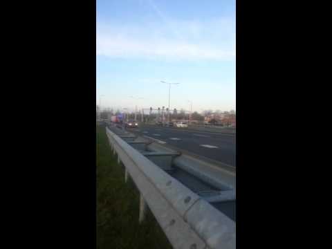Brandweer Wormerveer HV 8071 naar ongeval met beknelling N 246 27-02-2016