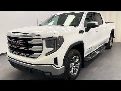 2024 GMC Sierra 1500 Crew Cab Standard Box 4-Wheel Drive SLE in White for sale at Davis GMC Buick Lethbridge in Lethbridge, AB