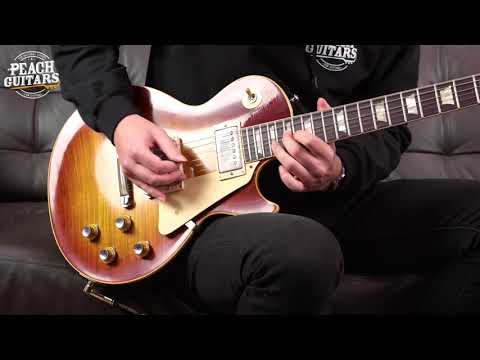 Gibson 1960 Les Paul Standard Reissue Ultra Light Aged 2023 Wide Tomato Burst image 17