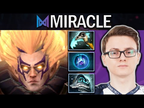 Invoker Dota 2 Gameplay Nigma.Miracle with 25 Kills and Blue Item Build