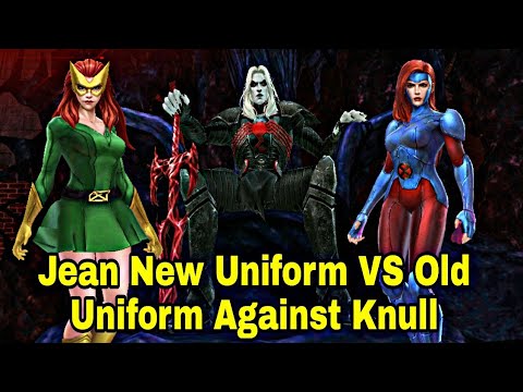 How To Clear Knull With Jean Old And New Uniform | PVP CTP And PVP Build Used - Marvel Future Fight
