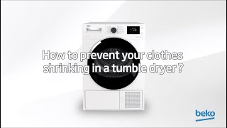 How to prevent your clothes shrinking in a tumble dryer? | by Beko