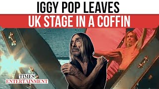 Rock Legend Iggy Pop’s WILD FAREWELL Goes Viral; Coffin Exit Shocks London Crowd