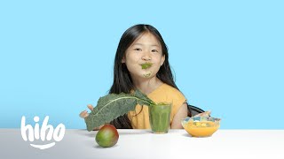 Kids Try a Raw Food Diet | Kids Try | HiHo Kids