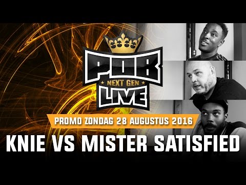 Knie vs Mister Satisfied  - Vooruitblik (Promo) Punchoutbattles Live 28 Augustus