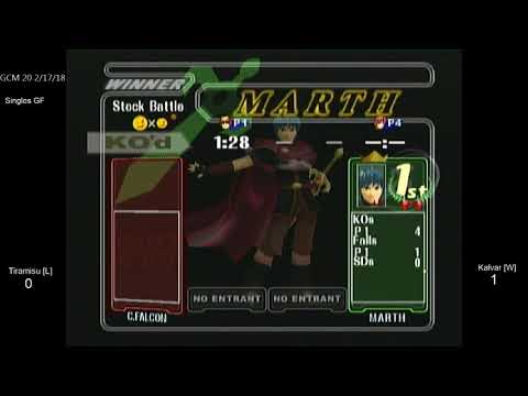 GCM 20 SSBM - HoG | Tiramisu [L] (Fox, Falcon) vs. Kalvar [W] (Marth) - Melee GF