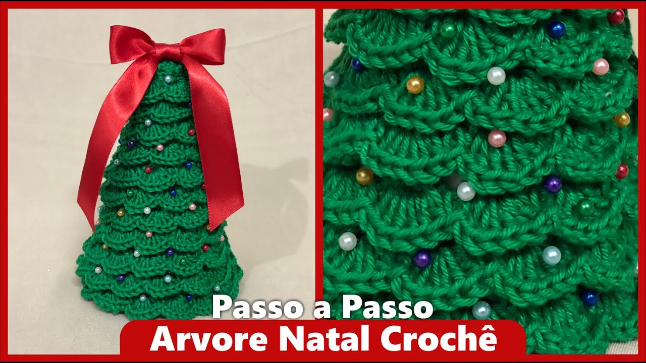Passo a Passo Arvore de Natal em Crochê com Leidymara Cipriano - Loja Tear