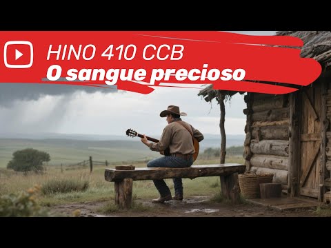 HINO 410 CCB   O Sangue Precioso   HINÁRIO 5 COM LETRAS