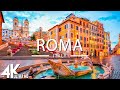 FLYING OVER ROMA ITALY 4K UHD Relaxing Music Along With Beautiful Nature Videos 4K Video HD
