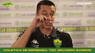 Eduardo Barros fala após a 8ª rodada do Mato-grossense 2026 - Primavera x CUIABÁ