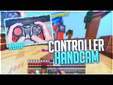 HANDCAM + SETTINGS | Cubecraft Skywars SOLO // Full Controller Gameplay (Minecraft Bedrock Edition)
