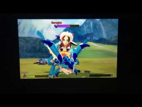 Monster Hunter Stories: Azure Rathalos Kinship Attack (Water) 🐉🗡