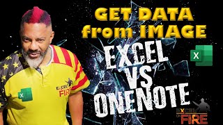 New in Excel: Get Data from Image | Excel vs. OneNote