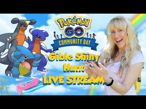 GIBLE COMMUNITY DAY LIVE SHINY HUNT Pokémon GO