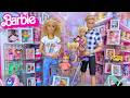 Keluarga Boneka Barbie Ken Berbelanja Boneka Bayi Dan Rumah Boneka