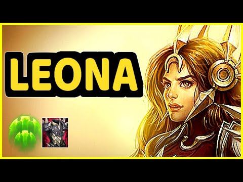 LEONA VS MORGANA SUPPORT GAMEPLAY