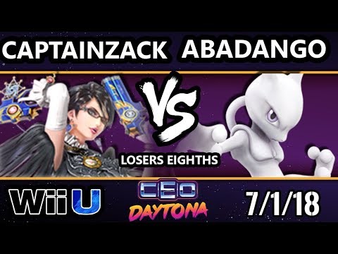 CEO 2018 Smash 4 - Abadango (Mewtwo) Vs. CaptainZack (Bayonetta) Wii U - Losers Eighths