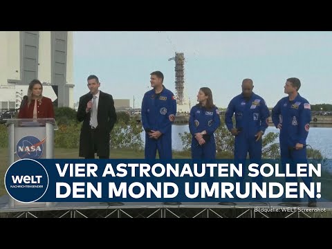 Video Thumbnail: NASA: Artemis 2 startet bemannte Mondmission – Historischer Meilenstein der Raumfahrt!
