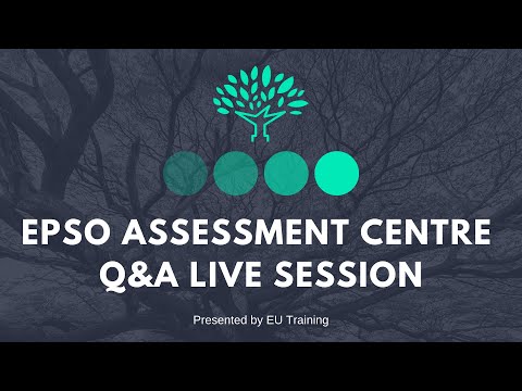 EPSO Assessment Centre Q&A LIVE Session (2021)