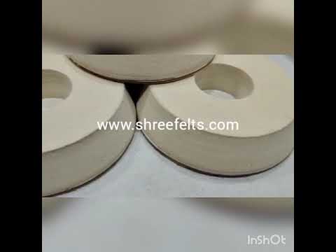 Felt Tapper Wheel With Velcro steel Polishing