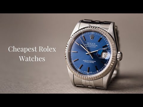 The 5 Cheapest Rolex Watches: Uncovering the Most Affordable Models!