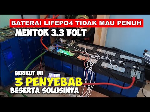 Causes of Lifepo4 Batteries Not Being Able to Fully Charge in Offgrid Solar Power Plants