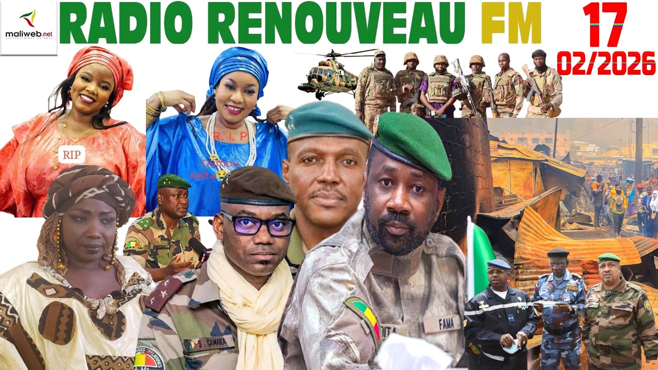 La Revue de Presse de la RADIO RENOUVEAU FM du 17 Février 2026