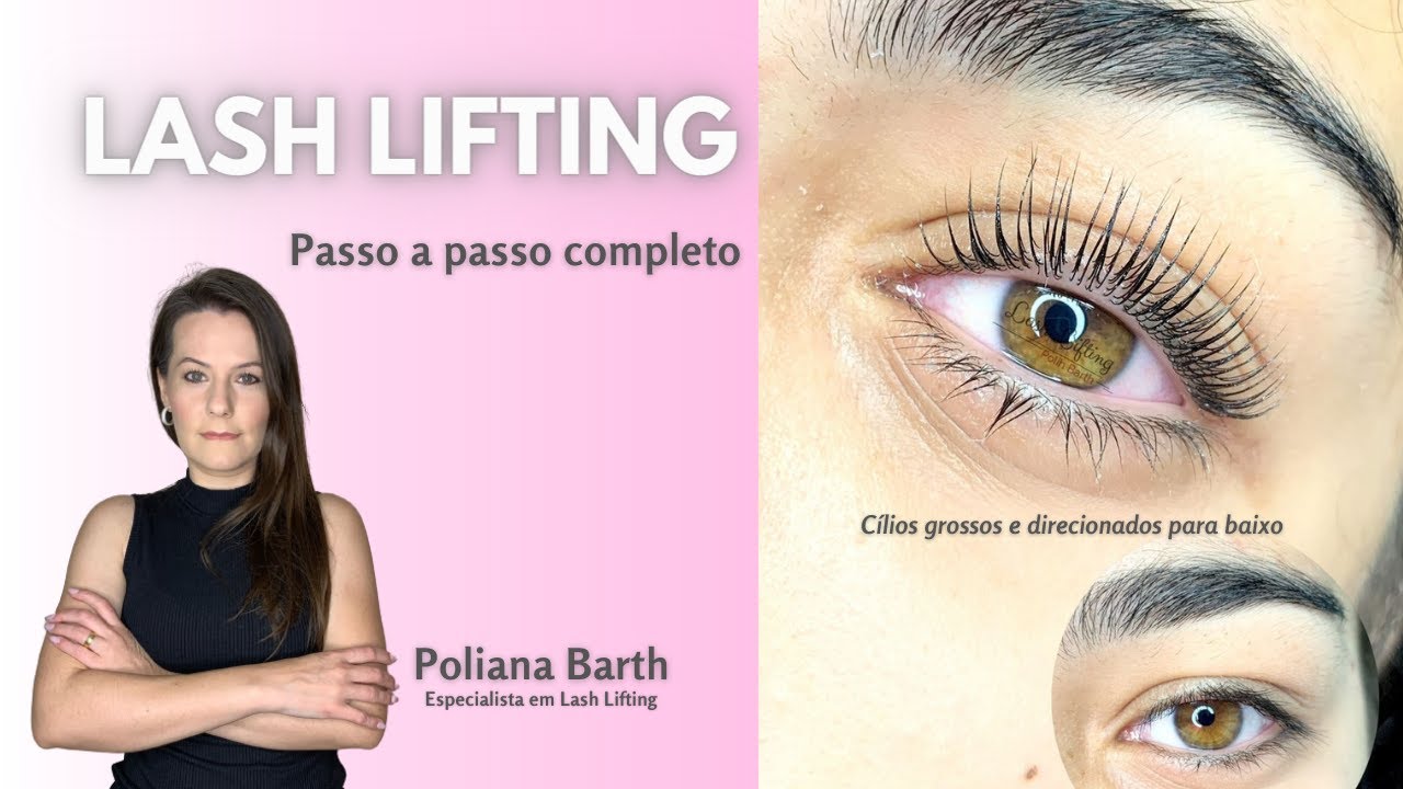 LASH LIFTING - Passo a passo completo! Cílios grossos com kit da master!
