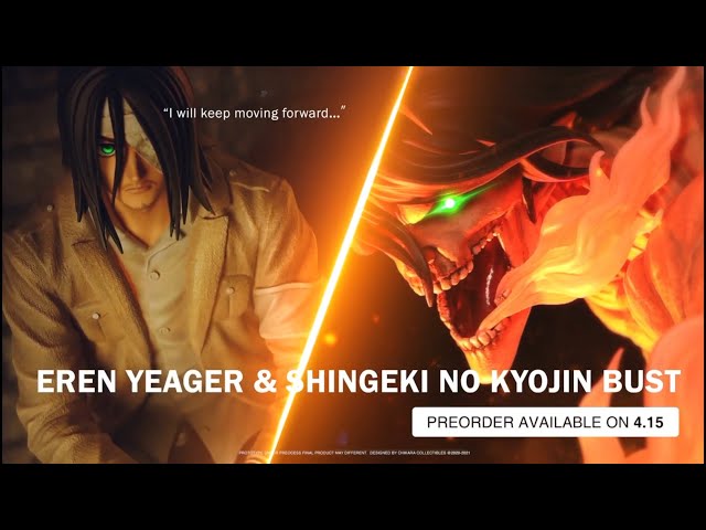 CHIKARA Studios Attack On Titan Eren Yeager Resin Model 12 Anime EX VER.