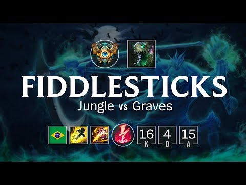 Fiddlesticks Jungle vs Graves - BR Challenger Patch 8.10