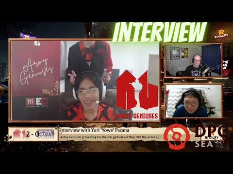 YOWE ARMY GENIUSES INTERVIEW WINNER - DPC SEA 2023 Tour 1: Division II