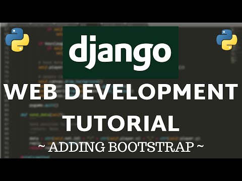Django Tutorial How to Add Bootstrap
