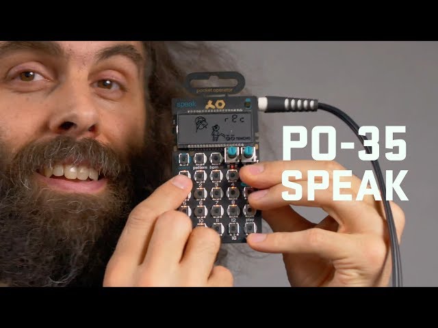 Vídeo relacionado con Teenage Engineering PO-35-Speak - Sintetizador/Sampler vocal