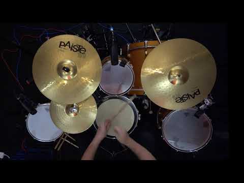 Paiste 101 SPECIAL Cymbal Set: 14" Hi Hats; 16" Crash; 20" Ride. Universal Brass Budget Cymbals demo
