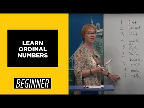 Beginner Level – Learn Ordinal Numbers English For You