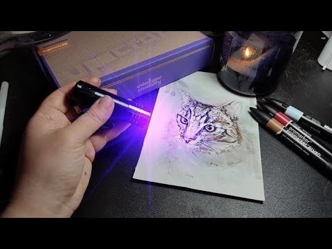 Künstlerin testet MYSTERY Art Box| Upcrate28 Dezember unboxing| #schwarzlicht