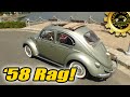 1958 Beetle Ragtop SUNROOF – Build A BuG Full Restoration – ScrapBook – Body Off