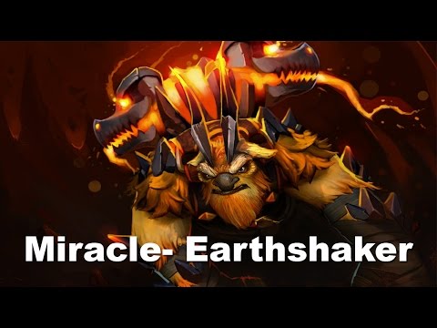 Miracle- Earthshaker triple-ultra-fail-rampage wow Dota 2
