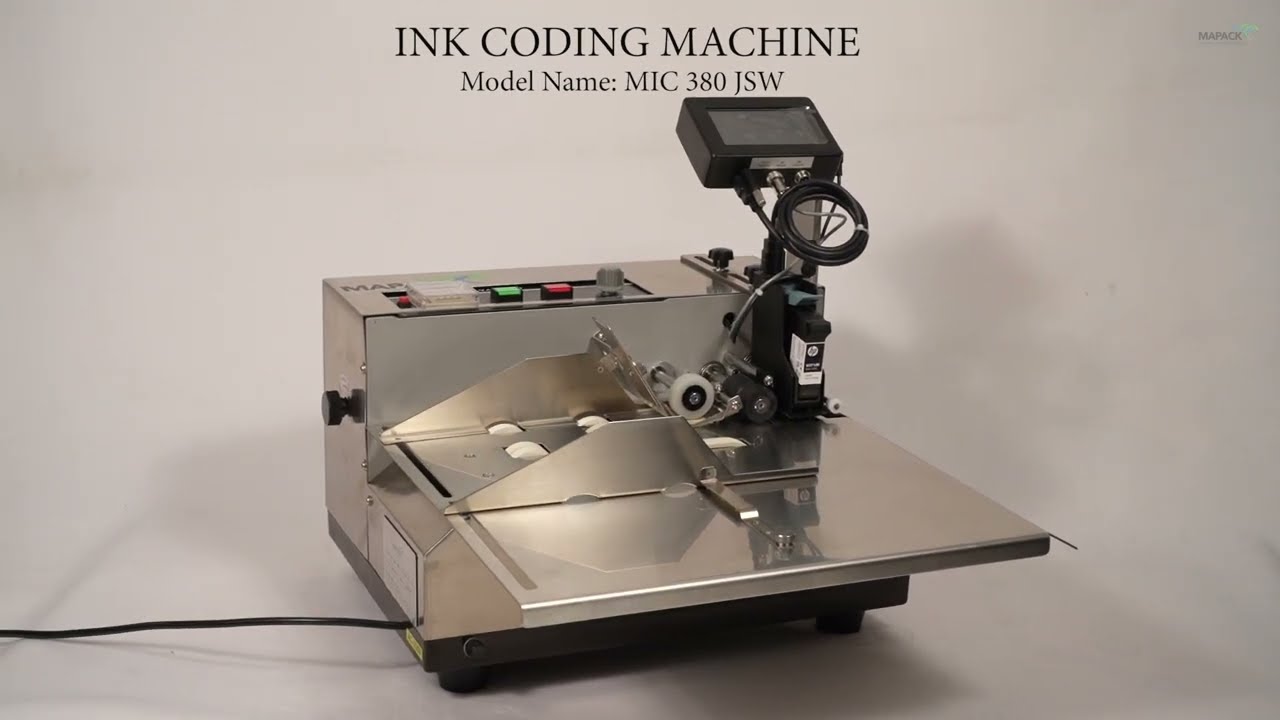 Ink Coding Machine| Model Name: MIC 380 JSW| Mapack India