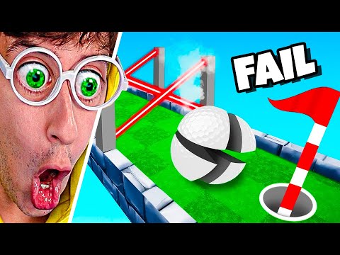 100% HOYOS TROLL ⛔! (Récord Guinness de FAILS 😂⛳) - Golf it
