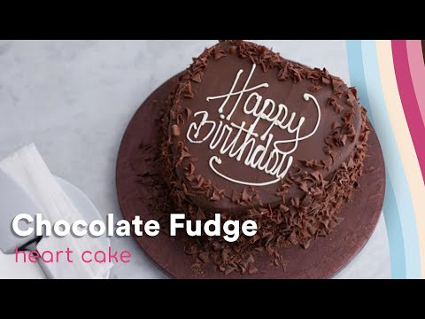 Chocolate Fudge Heart Cake | Lola's Cupcakes