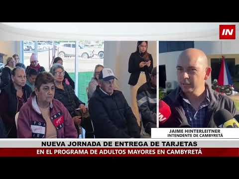 INTENDENTE PARTICIPÓ DE ENTREGA DE TARJETAS DEL PROGRAMA TEKO PORÃ EN CAMBYRETÁ