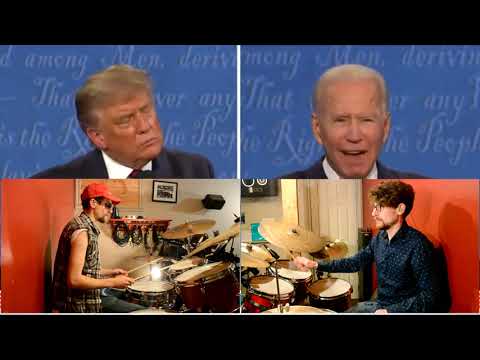 Trump vs Biden but it's a drum battle