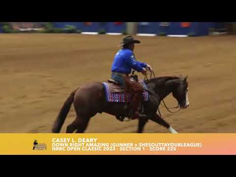 Casey L. DearyDown Right Amazing NRBC Open Classic 2023 - Section 1 - Score 225
